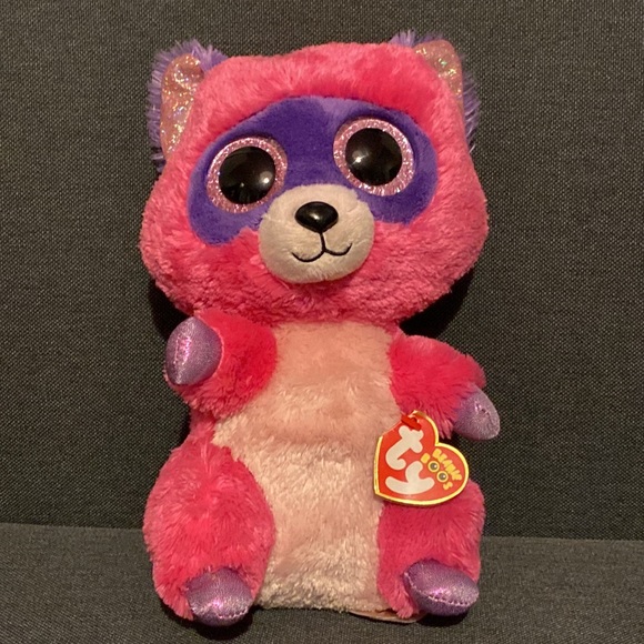 🔥Today only sale💥Ty Beanie Boos Plush Roxie the Raccoon& Maddie the Poddle 9" - Picture 6 of 9